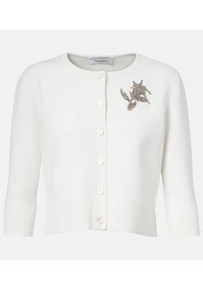 McQueen Embroidered cardigan