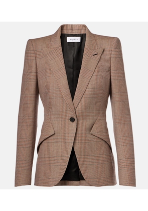 McQueen Single-breasted wool blazer