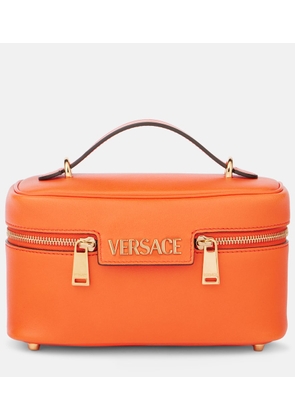 Versace Versace Tag leather vanity bag