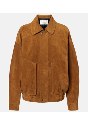 Saint Laurent Suede bomber jacket