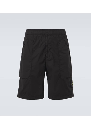 Stone Island Compass cotton-blend cargo shorts