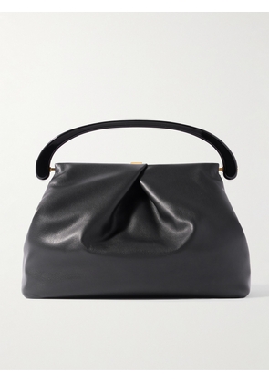 Dries Van Noten - Pleated Leather Tote - Black - One size