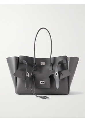 Balenciaga - Bel Air Carry All Medium Leather Tote - Gray - One size