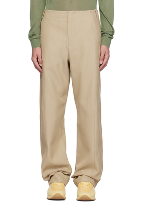 JACQUEMUS Beige La Casa 'Le pantalon Scala' Trousers