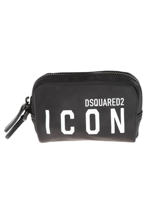Dsquared2 Logo-printed Zipped Make-up Bag