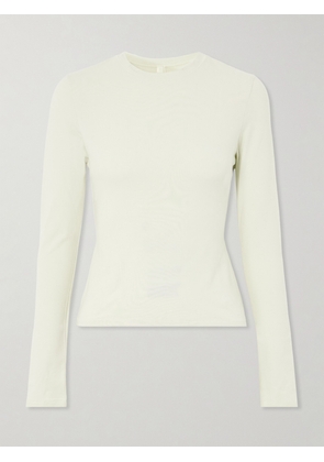 SKIMS - Stretch-cotton Jersey Top - Bone - Off-white - XXS,XS,S,M,L,XL,2XL,3XL,4XL