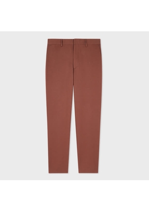 Paul Smith Tapered-Fit Brown Cotton-Linen Chinos