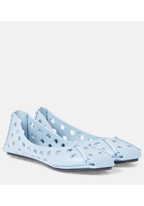 AlaÃ¯a Perfo leather ballet flats