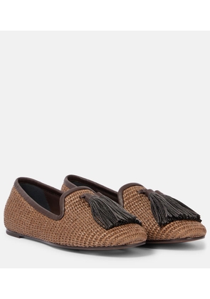 Brunello Cucinelli Monili woven loafers