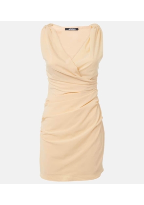 Jacquemus Rita ruched minidress
