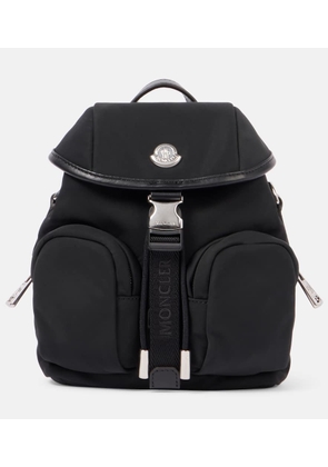 Moncler Trick Mini leather-trimmed crossbody bag