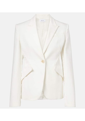 McQueen Single-breasted denim blazer