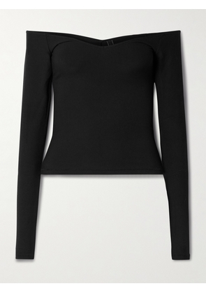 SKIMS - Soft Lounge Off The Shoulder Top - Onyx - Black - XXS,XS,S,M,L,XL,2XL,3XL,4XL