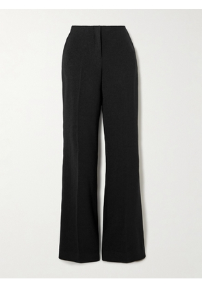 Saloni - Flute-b Crepe Straight-leg Pants - Black - UK 4,UK 6,UK 8,UK 10,UK 12,UK 14,UK 16