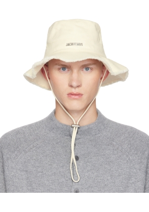 JACQUEMUS Off-White 'Le bob Artichaut' Hat
