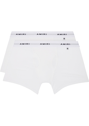 AMIRI Two-Pack White Logo Patch Boxer Briefs