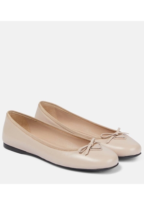 Prada Leather ballet flats