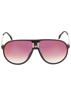 Carrera Brown Shaded Blue Mirror Pilot Unisex Sunglasses CARRERA 1034/S 02M2/A8 63