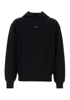 A. P.C. Black Cotton Sweatshirt