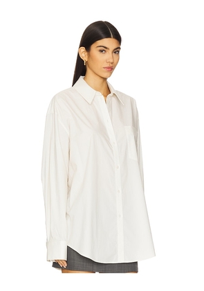 EAVES Kfir Shirt in Ivory. Size L. Also in M, S, XL, XS.