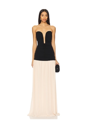 Lovers and Friends Ari Gown in Black. Size S. Also in M, XS.