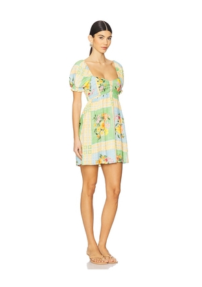 Show Me Your Mumu Annabelle Mini Dress in Green. Size L. Also in M, S.