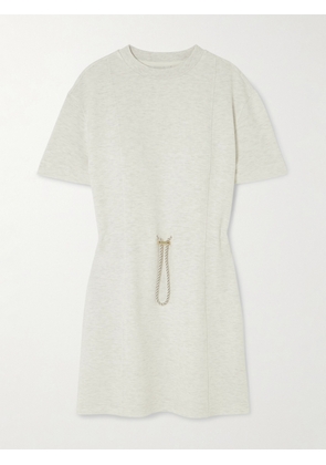Varley - Marple 2.0 Paneled Mélange Doublesoft® Jersey Mini Dress - Ivory - xx small,x small,small,medium,large,x large