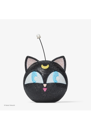Crystal Luna-P Ball Minaudiere Clutch