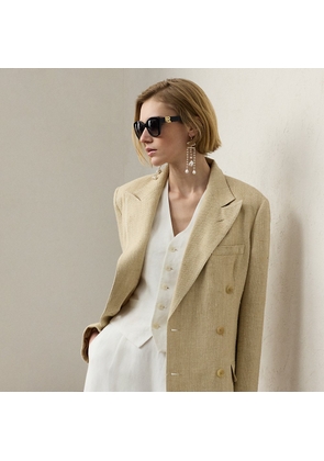 Vannesa Linen-Blend Tweed Jacket