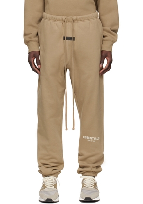 Fear of God ESSENTIALS Tan Cotton Lounge Pants