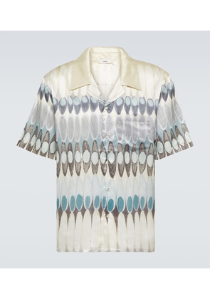 Commas Eclipse silk and cotton bowling shirt