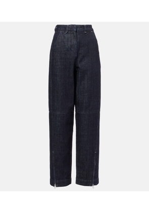 Jacquemus De-NÃ®mes high-rise barrel-leg jeans