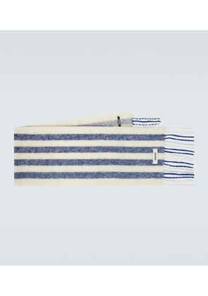 Jacquemus Carro striped wool-blend jacquard scarf