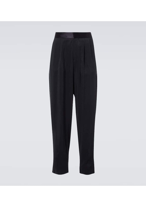 Giorgio Armani Silk-blend suit pants