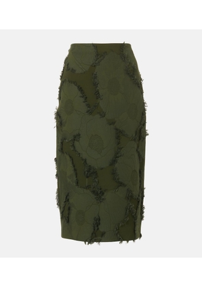Gucci Floral jacquard pencil skirt