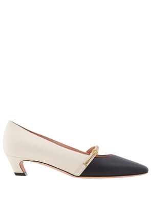 Bally Sylt Square Toe Patent-Leather Pumps, Size 5.5