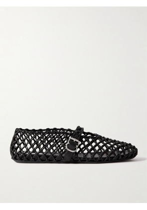 Alaïa - Woven Leather Ballet Flats - Black - IT39,IT41,IT42