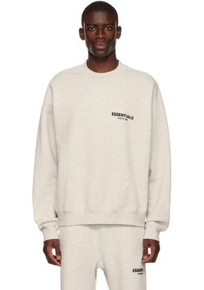 Fear of God ESSENTIALS Off-White Crewneck Sweatshirt