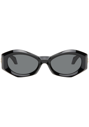 Versace Black Medusa Plaque Irregular Sunglasses