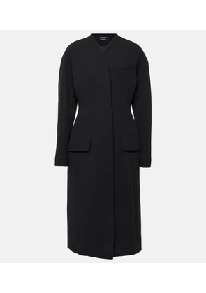 Jacquemus Le Manteau Ovalo single-breasted coat