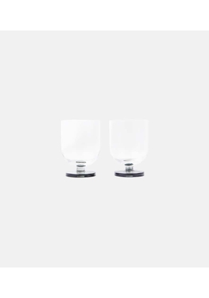 Tom Dixon Puck set of 2 glass tumblers