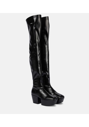 Prada Platform over-the-knee boots
