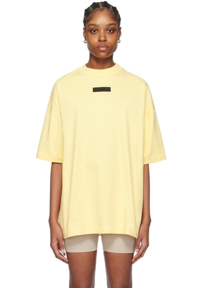 Fear of God ESSENTIALS Yellow Crewneck T-Shirt