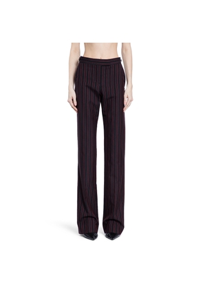 ALEXANDER MCQUEEN WOMAN BLACK TROUSERS