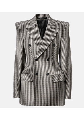 Balenciaga Houndstooth wool blazer