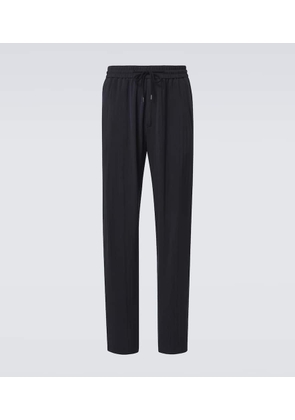 Giorgio Armani Herringbone jacquard tapered pants