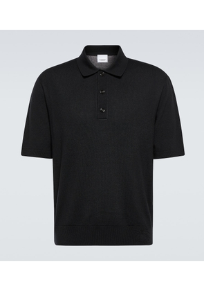 Burberry Wool and silk polo top