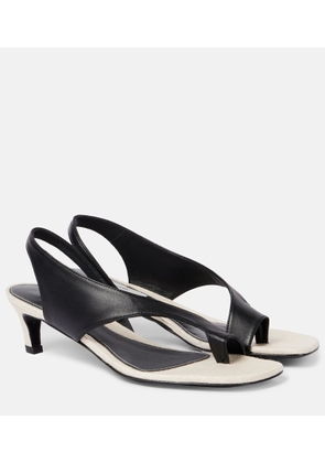 Toteme 40 leather sandals