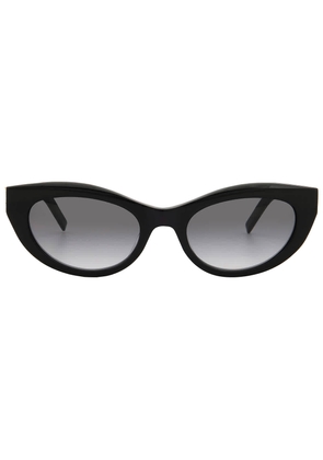 Saint Laurent Grey Gradient Cat Eye Ladies Sunglasses SL M115 002 54