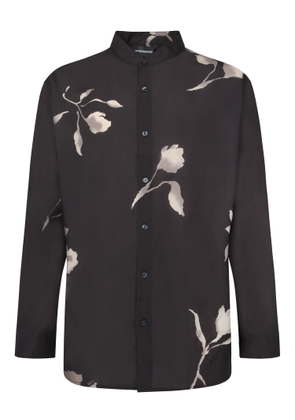 Emporio Armani Black Floral Shirt